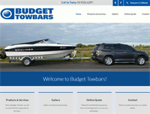 Tablet Screenshot of budgettowbars.com.au